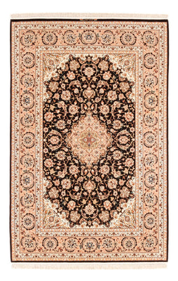 Tappeto corsia Tappeto Persero - Isfahan - Premio - 227 x 148 cm - blu scuro