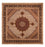 Tappeto Persero - Tabriz - Reale quadrato  - 256 x 250 cm - rosso bordeaux
