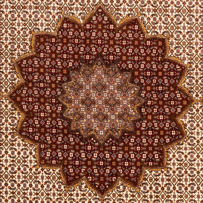 Tappeto Persero - Tabriz - Reale quadrato  - 256 x 250 cm - rosso bordeaux