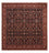 Tappeto Persero - Bidjar quadrato  - 250 x 248 cm - blu scuro