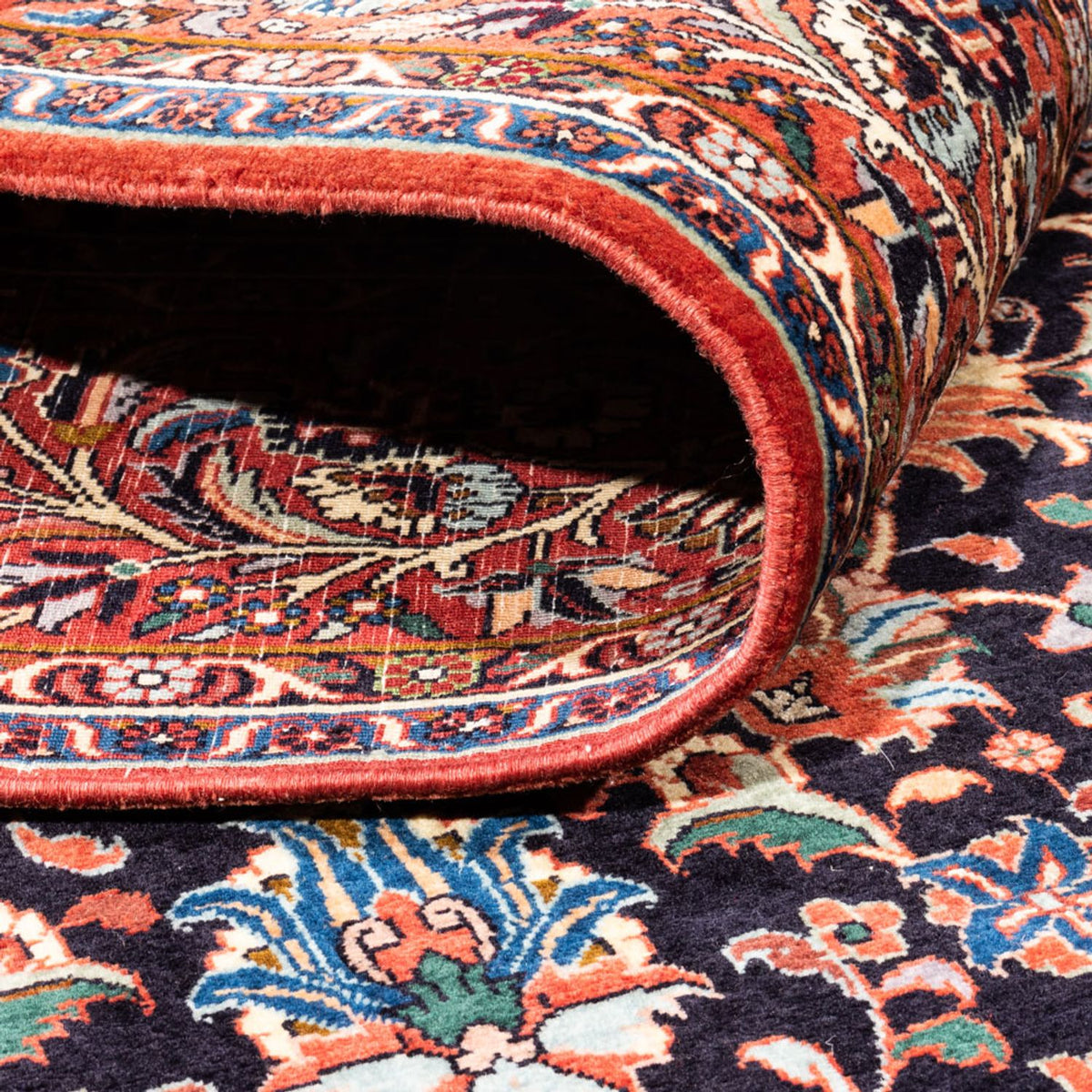 Tappeto Persero - Bidjar quadrato  - 250 x 248 cm - blu scuro