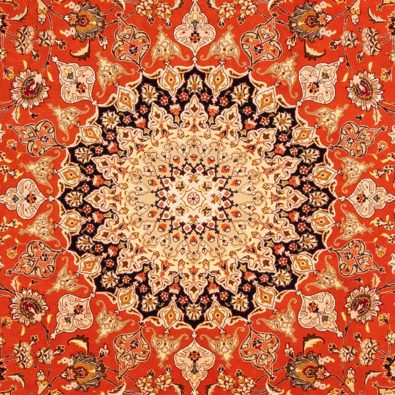 Tappeto Persero - Tabriz quadrato  - 253 x 249 cm - arancione