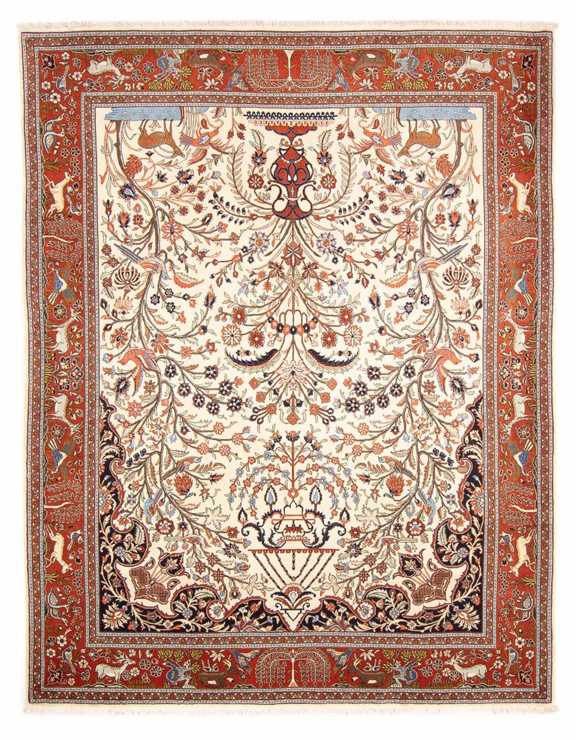 Tappeto Persero - Ghom - 280 x 211 cm - crema