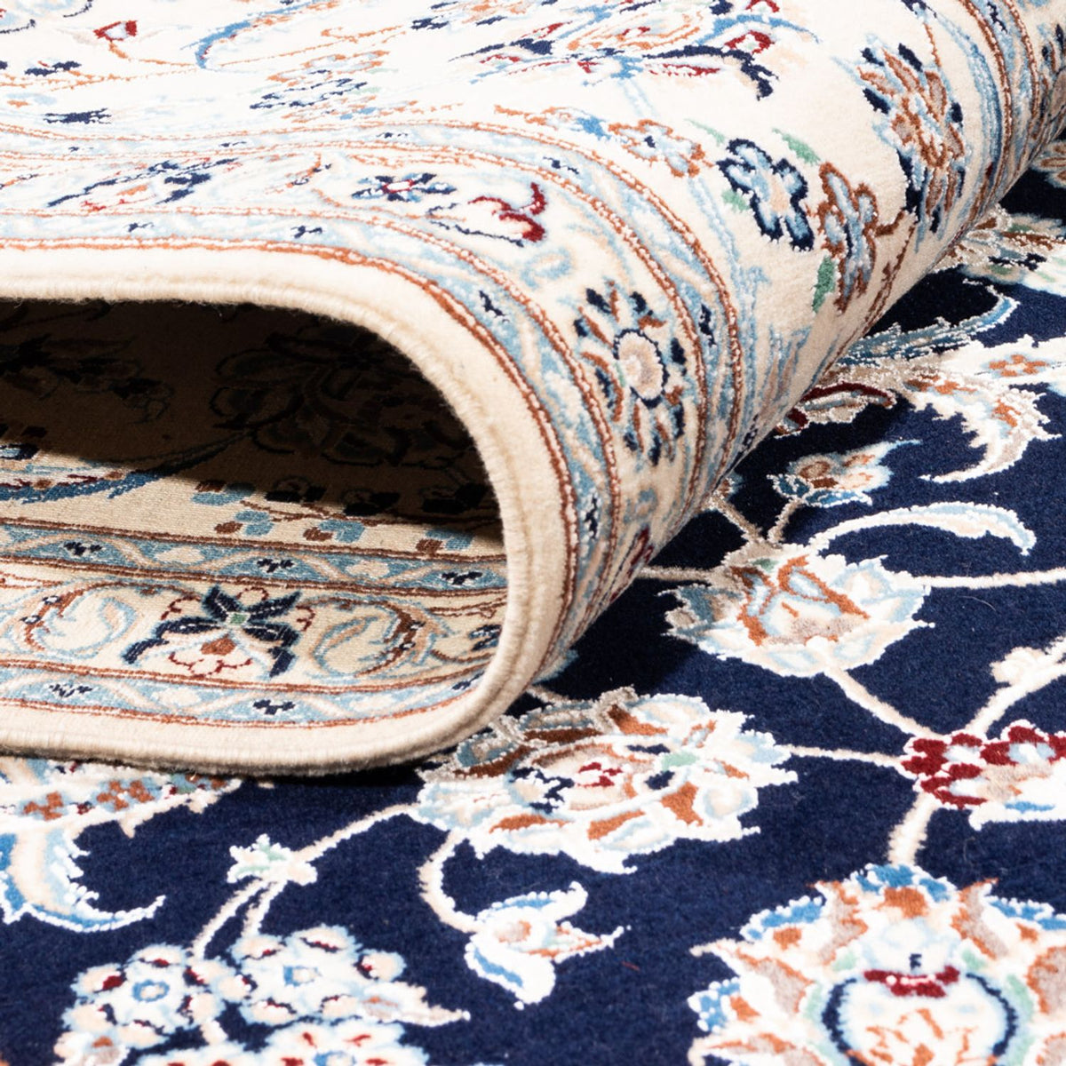 Tappeto Persero - Nain - Premio - 260 x 215 cm - blu scuro