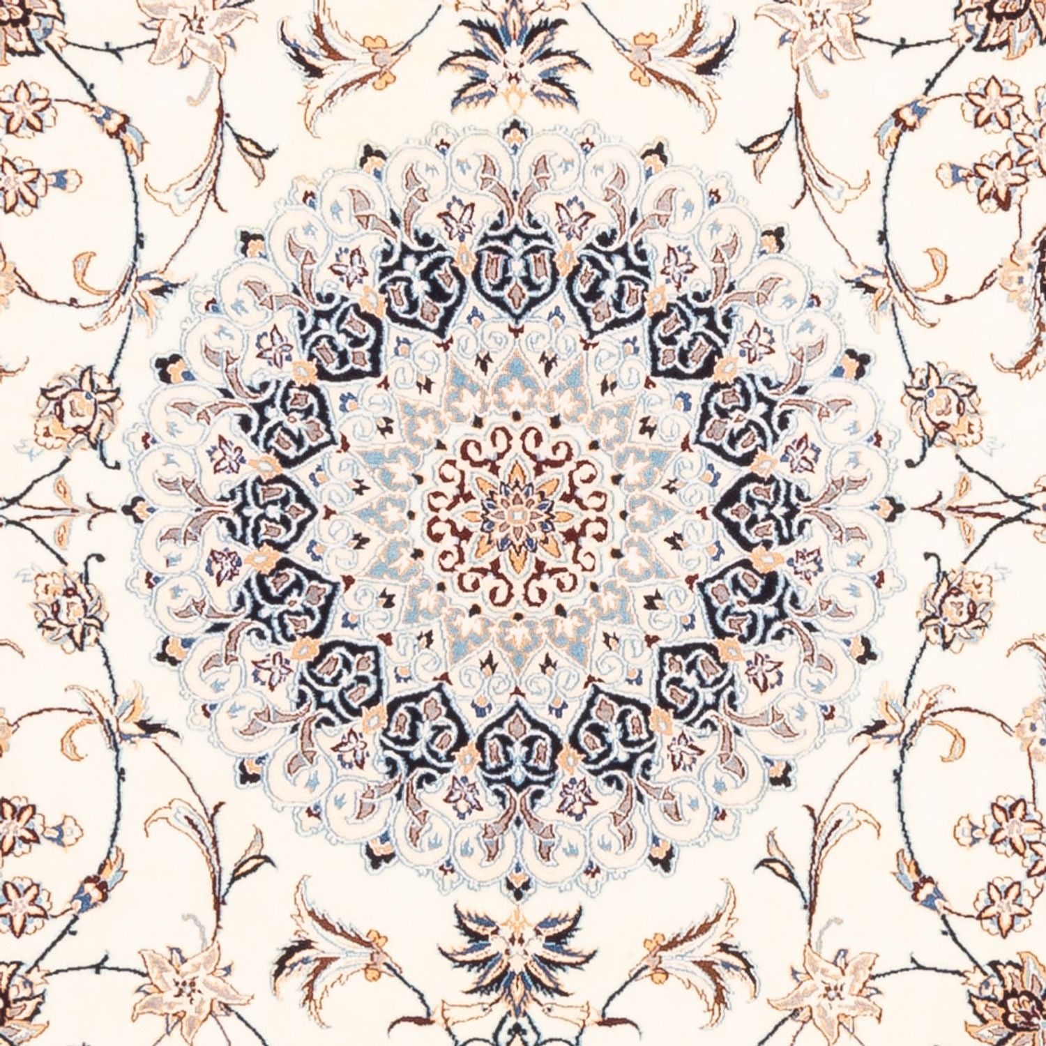 Tappeto Persero - Nain - Premio - 240 x 203 cm - crema