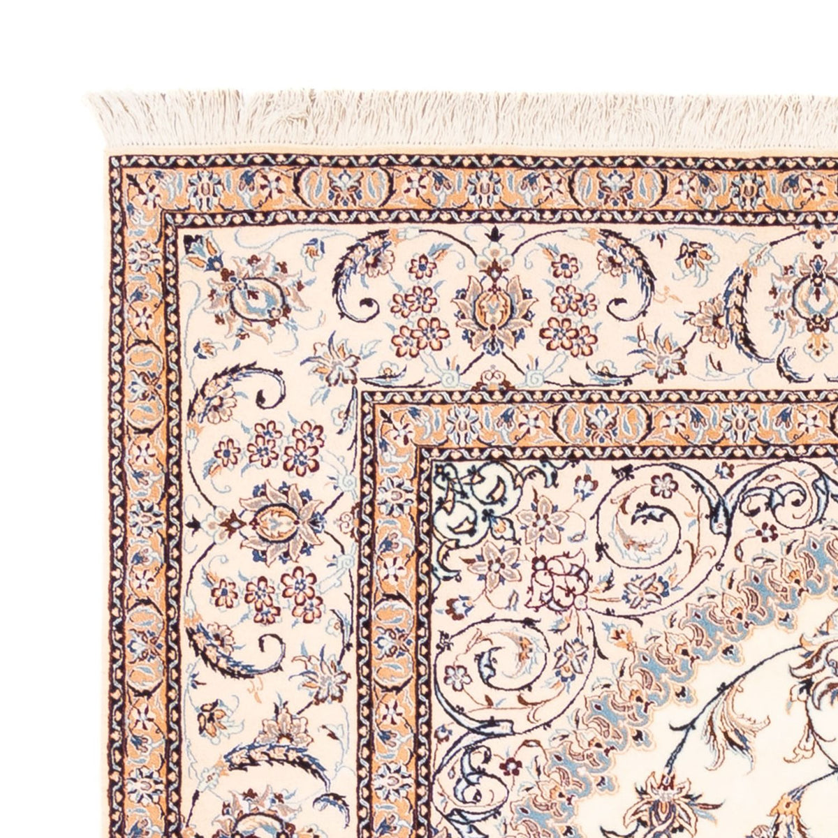 Nain - 6La Tappeto 203x240cm - Tappeto persiano - crema