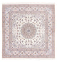 Nain - 6 la Tappeto 203x201cm - Tappeto persiano