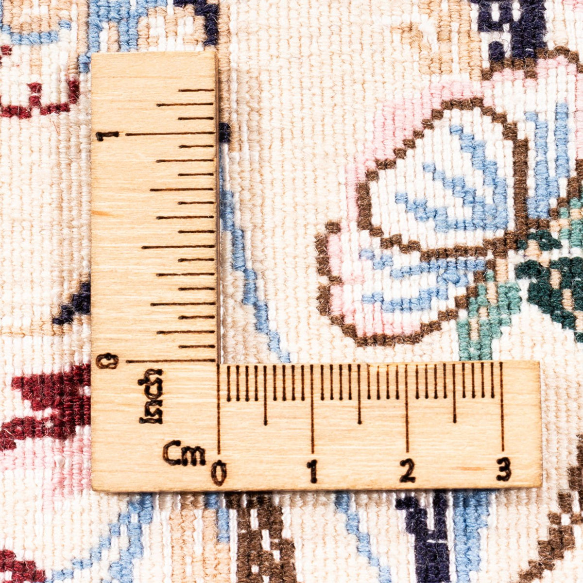 Tappeto Persero - Nain - Premio quadrato  - 203 x 201 cm - crema