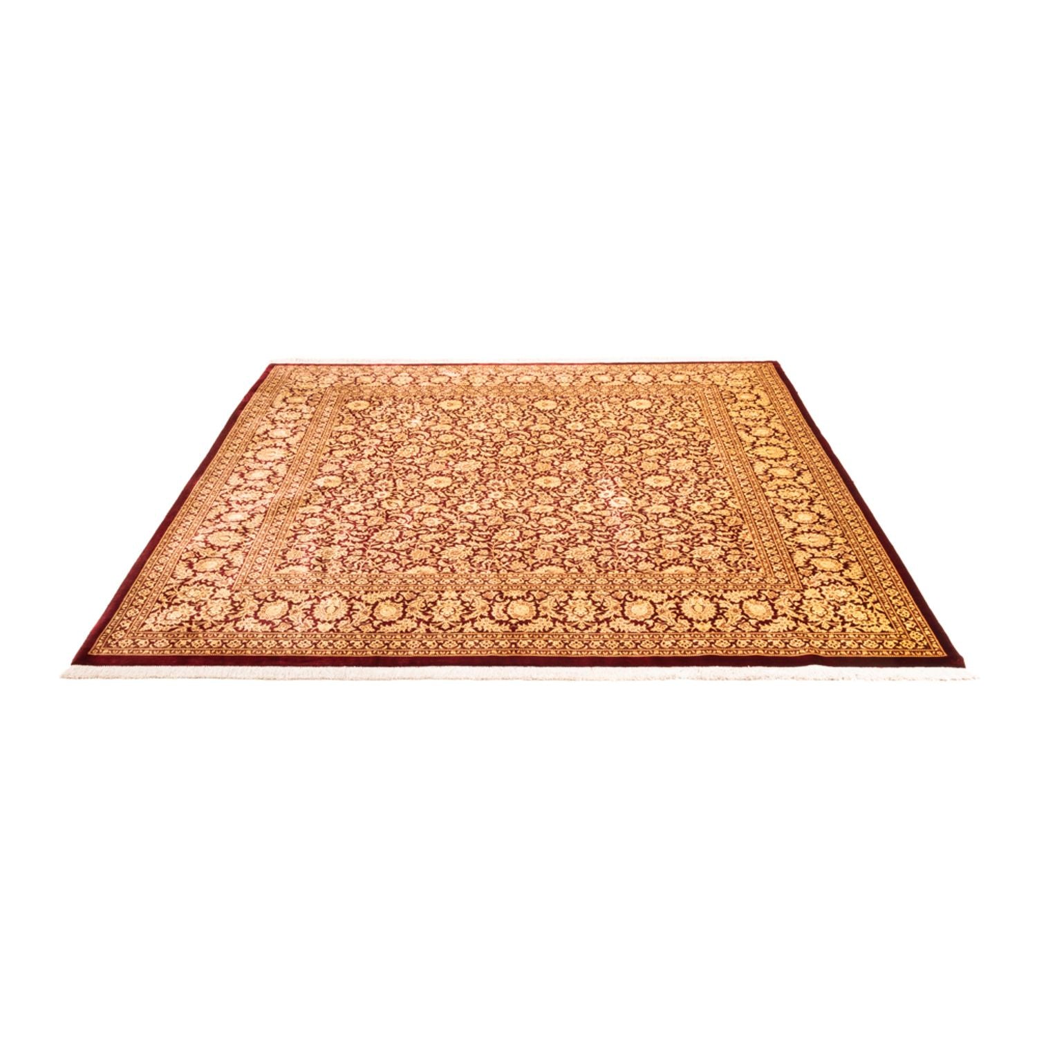 Tappeto di seta - Ghom seta - Premio quadrato  - 200 x 200 cm - oro