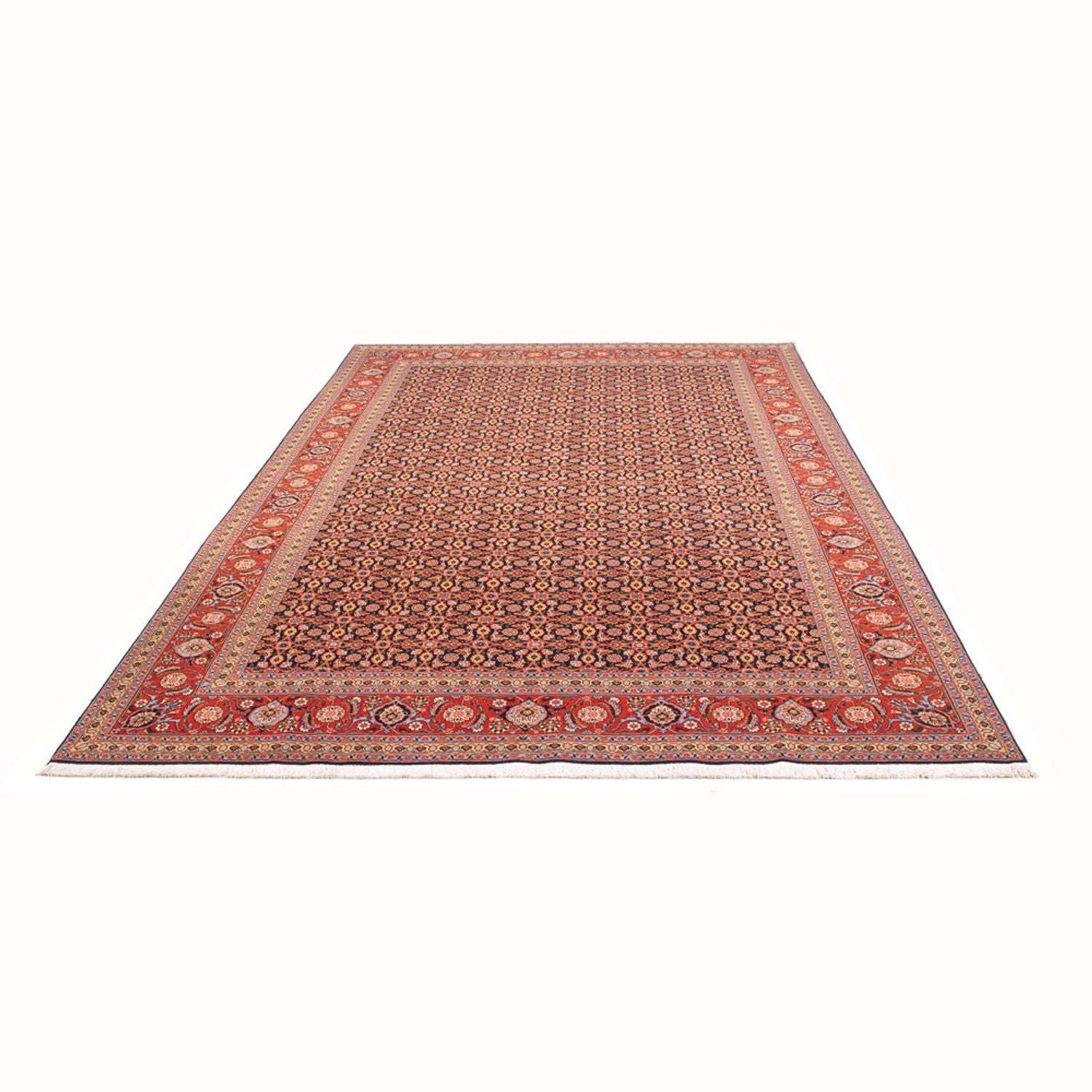 Tappeto Persero - Tabriz - Reale - 290 x 200 cm - blu scuro