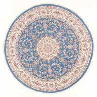 Tappeto Persero - Tabriz - Reale rotondo  - 200 x 200 cm - blu