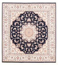 Tappeto Persero - Tabriz - Reale - 220 x 198 cm - blu scuro