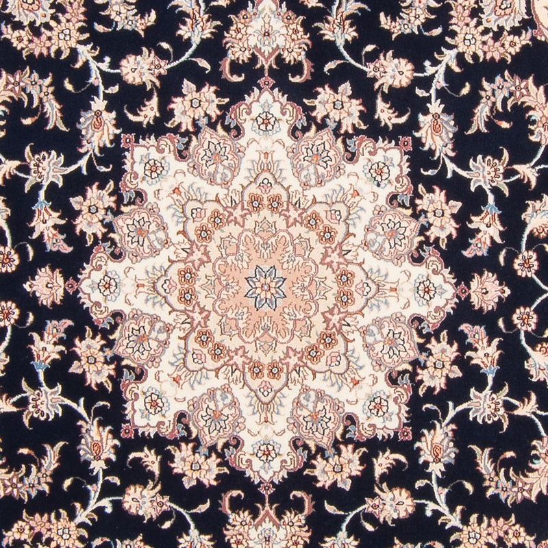 Tappeto Persero - Tabriz - Reale - 220 x 198 cm - blu scuro