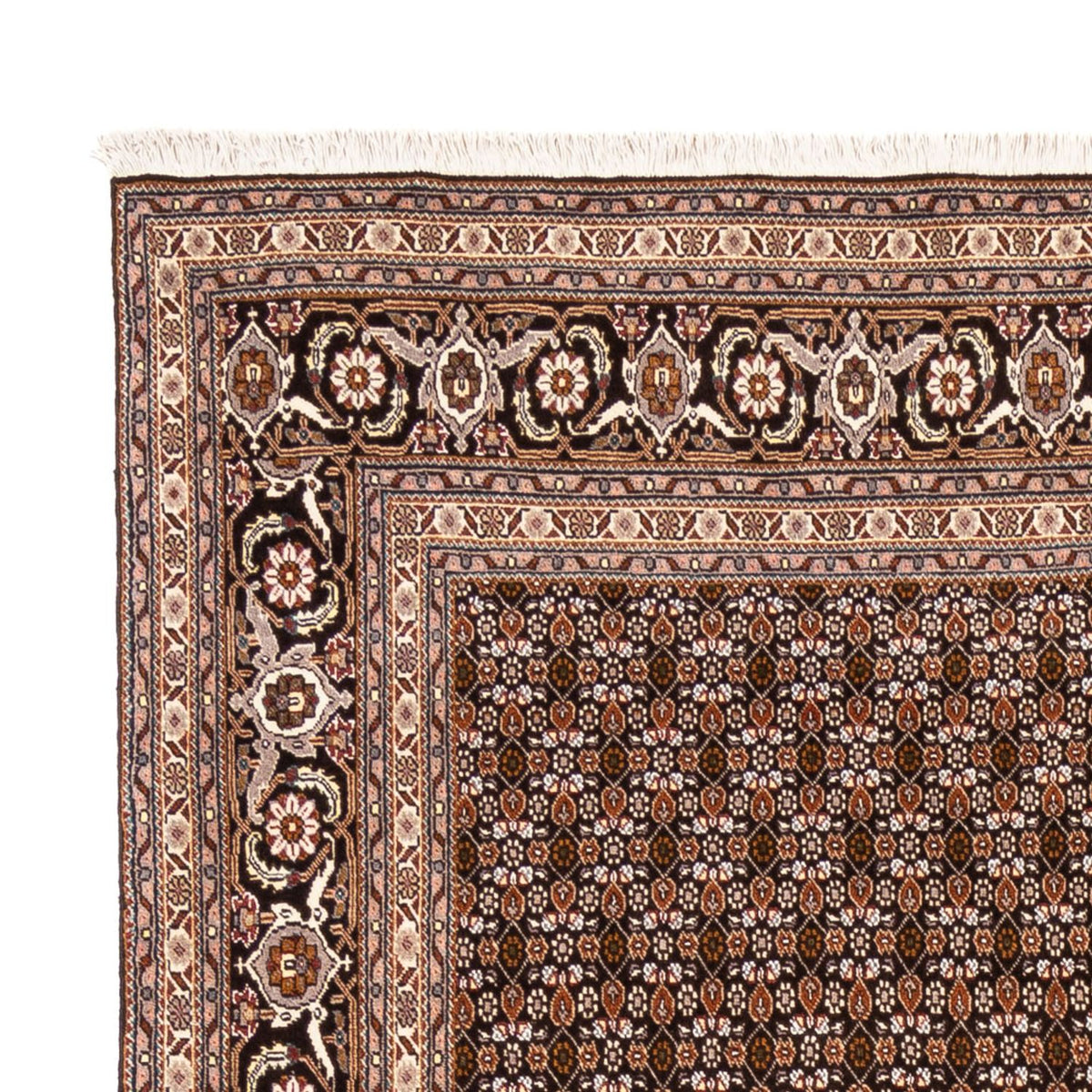 Tappeto Persero - Tabriz - Reale - 237 x 178 cm - blu scuro