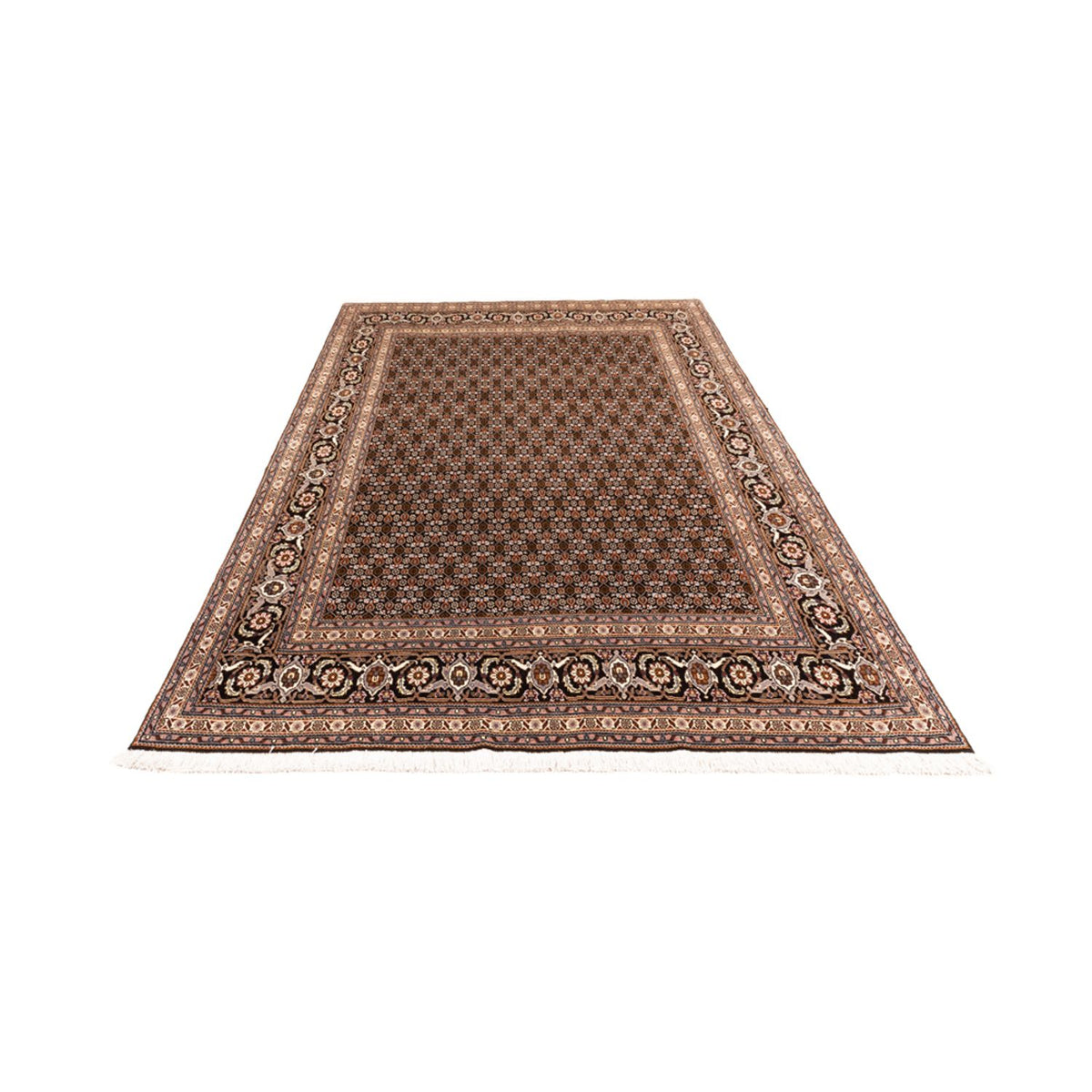 Tappeto Persero - Tabriz - Reale - 237 x 178 cm - blu scuro