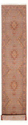 Tappeto corsia Tappeto Persero - Tabriz - Reale - 400 x 78 cm - beige