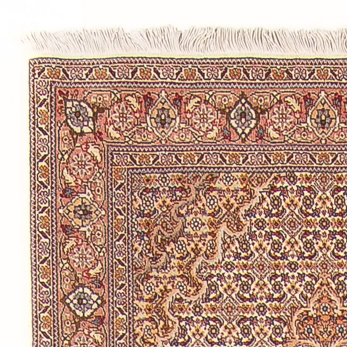 Tappeto corsia Tappeto Persero - Tabriz - Reale - 400 x 78 cm - beige