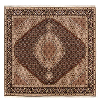 Tappeto Persero - Tabriz - Reale quadrato  - 203 x 198 cm - beige scuro