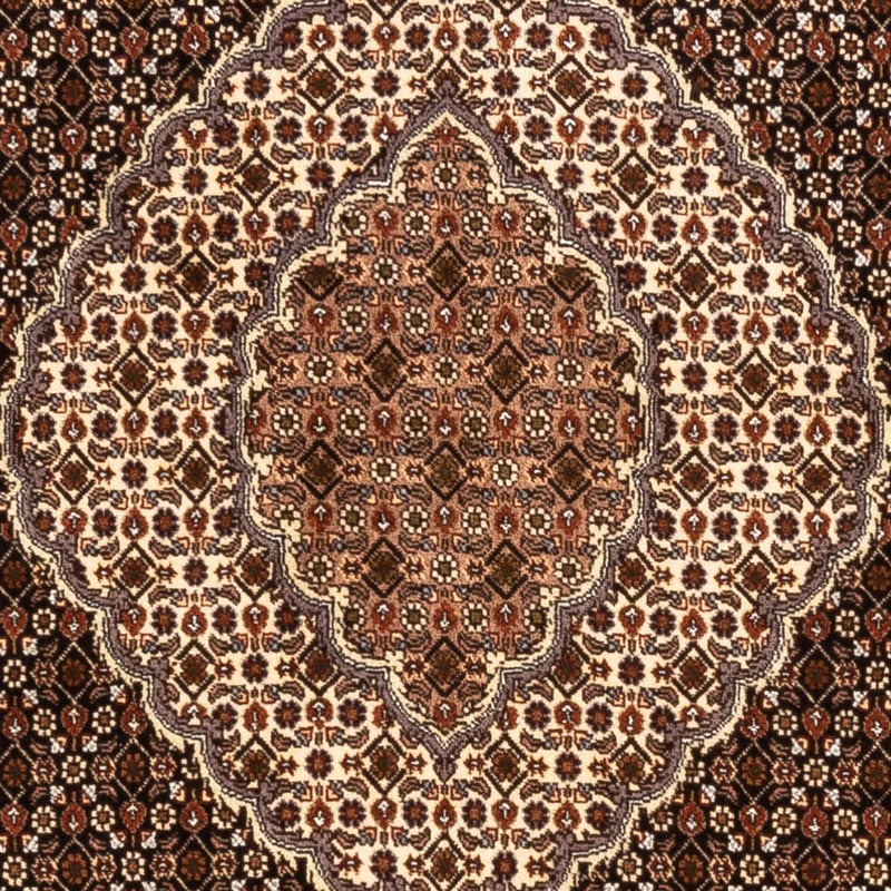 Tappeto Persero - Tabriz - Reale quadrato  - 203 x 198 cm - beige scuro