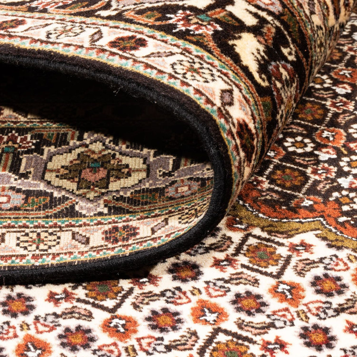 Tappeto Persero - Tabriz - Reale quadrato  - 203 x 198 cm - beige scuro