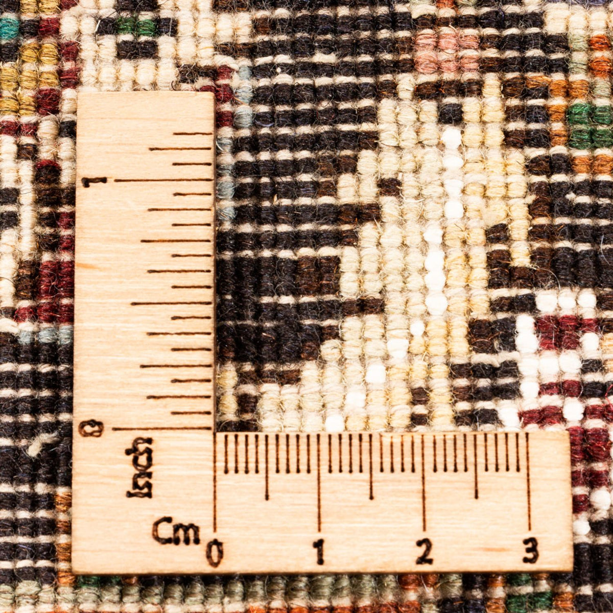 Tappeto Persero - Tabriz - Reale quadrato  - 203 x 198 cm - beige scuro