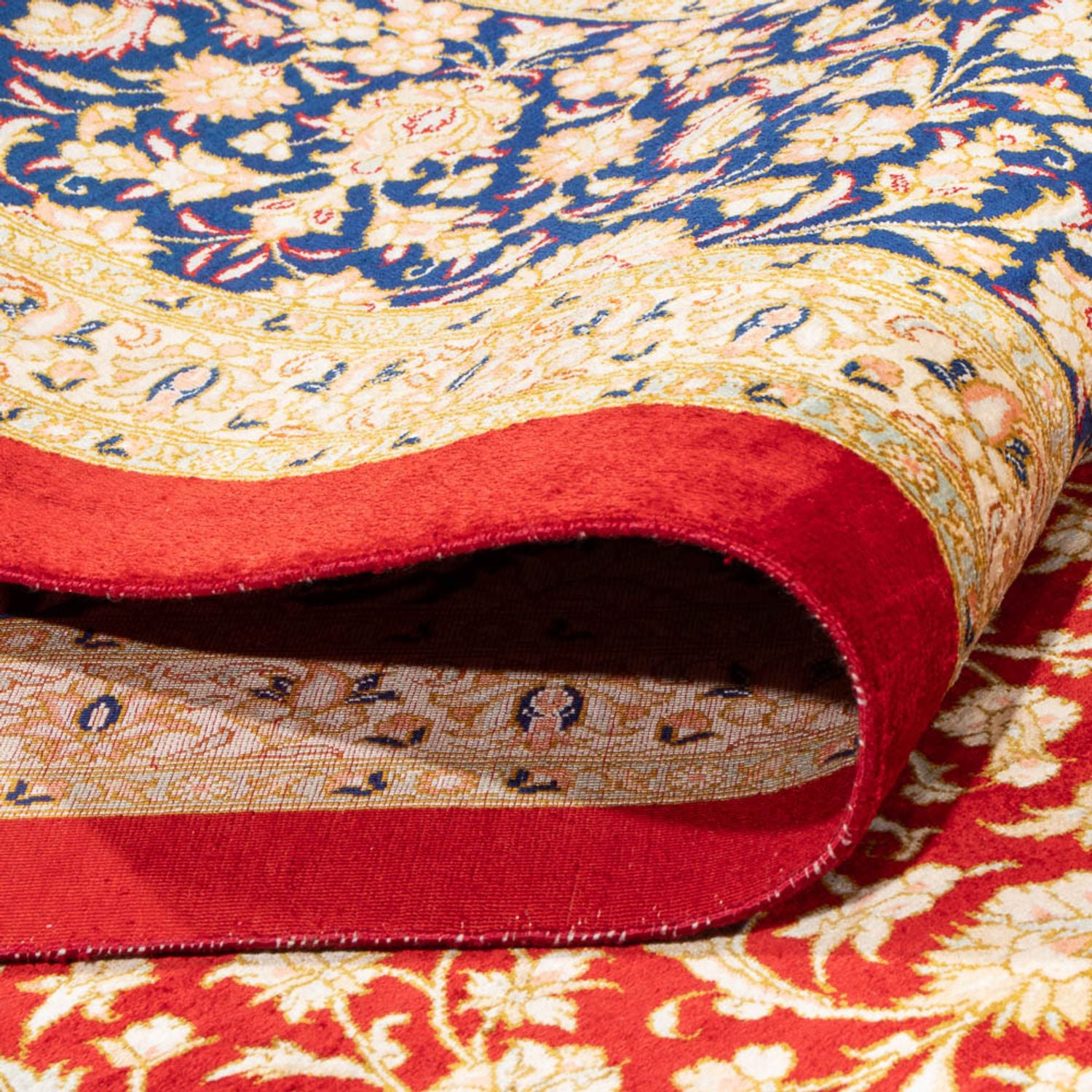 Tappeto di seta - Ghom seta - Premio - 294 x 197 cm - rosso