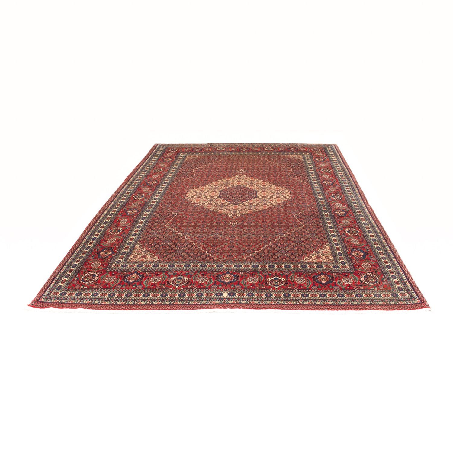 Tappeto Persero - Tabriz - Reale - 290 x 202 cm - rosso scuro