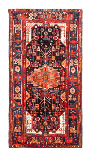 Tappeto corsia Tappeto Persero - Nomade - 295 x 140 cm - blu scuro