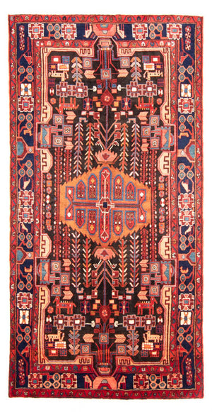 Tappeto Persero - Nomade - 280 x 150 cm - blu scuro