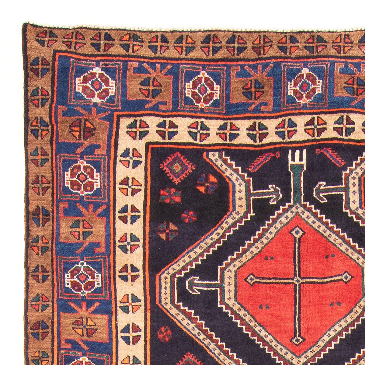 Tappeto corsia Tappeto Persero - Nomade - 380 x 153 cm - blu scuro