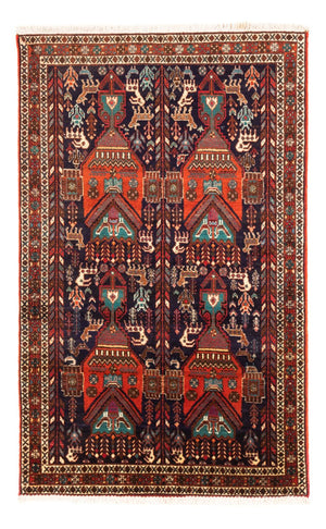 Tappeto Persero - Nomade - 165 x 103 cm - rosso bordeaux