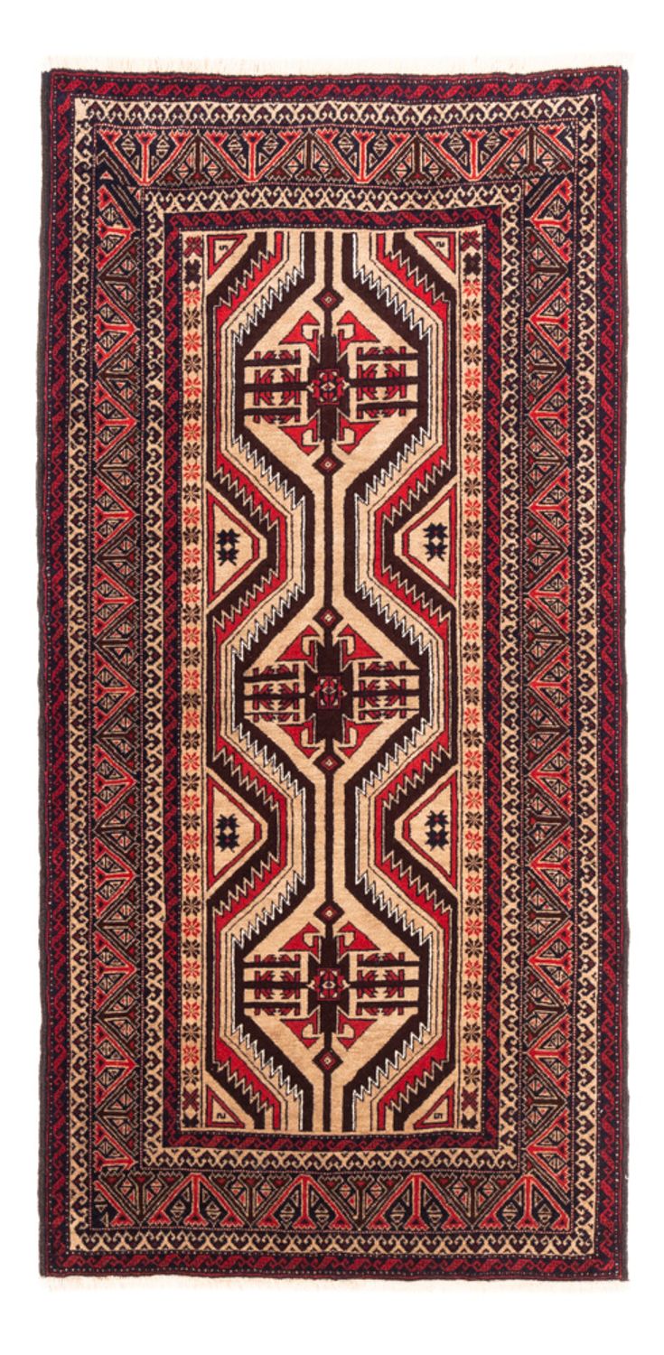 Tappeto corsia Tappeto Belutsch - 181 x 94 cm - beige scuro
