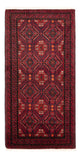 Tappeto Belutsch - 170 x 92 cm - rosso scuro