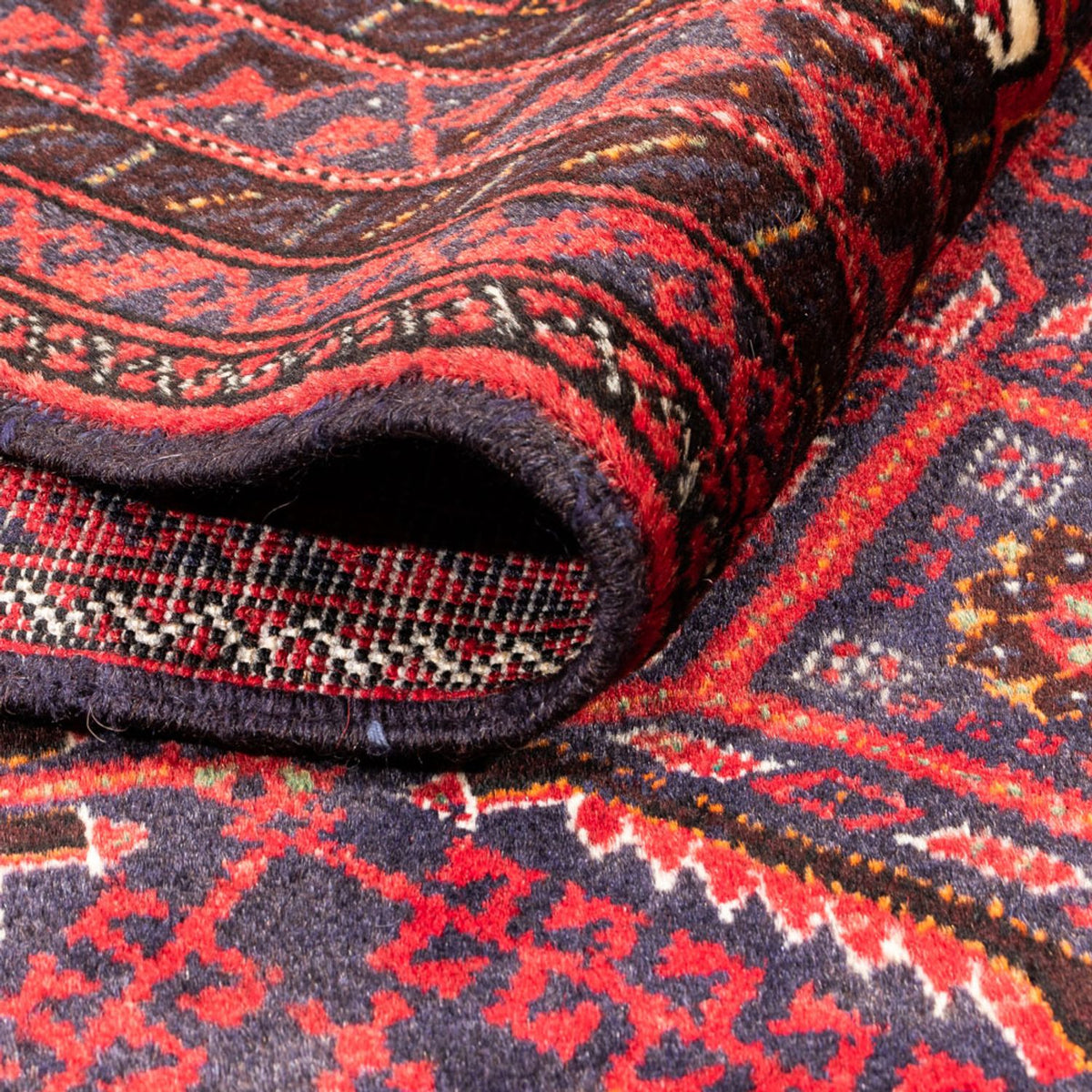 Tappeto Belutsch - 170 x 92 cm - rosso scuro