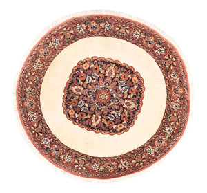 Tappeto Persero - Bidjar rotondo  - 100 x 100 cm - crema