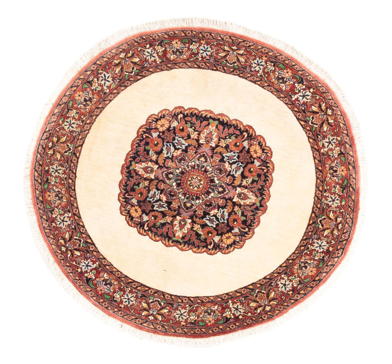 Tappeto Persero - Bidjar rotondo  - 100 x 100 cm - crema