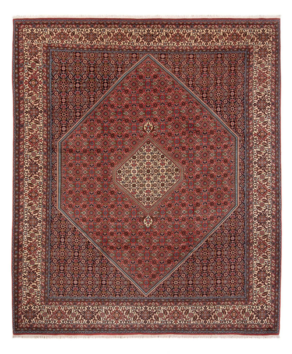 Tappeto Persero - Bidjar - 314 x 255 cm - rosso scuro
