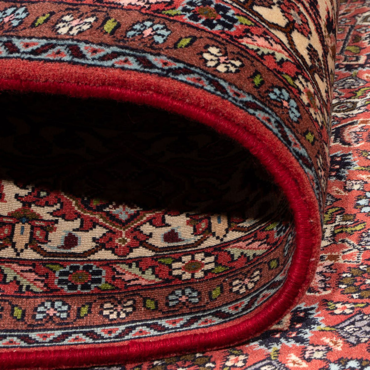 Tappeto Persero - Bidjar - 314 x 255 cm - rosso scuro