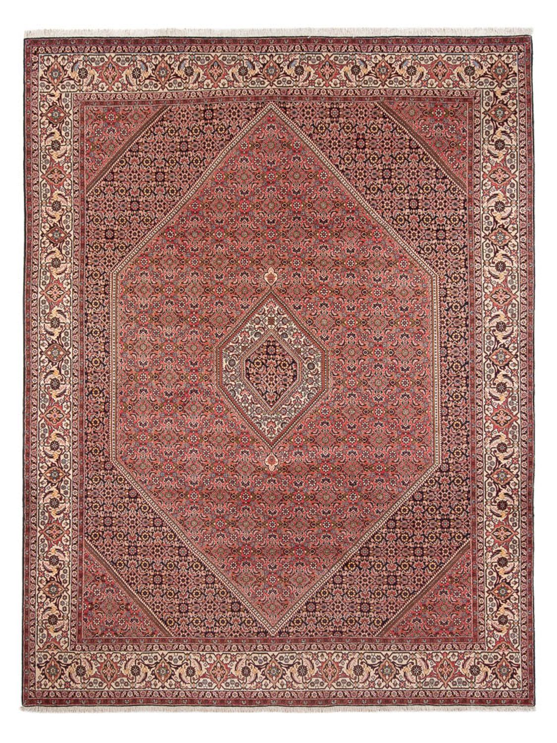 Tappeto Persero - Bidjar - 342 x 250 cm - rosso scuro