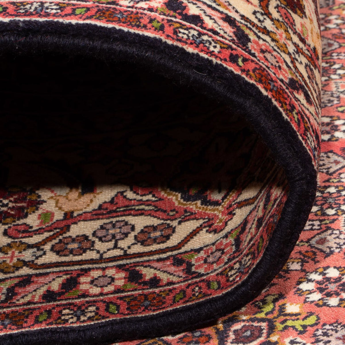 Tappeto Persero - Bidjar - 342 x 250 cm - rosso scuro