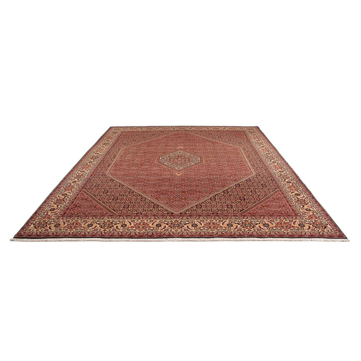 Tappeto Persero - Bidjar - 342 x 250 cm - rosso scuro