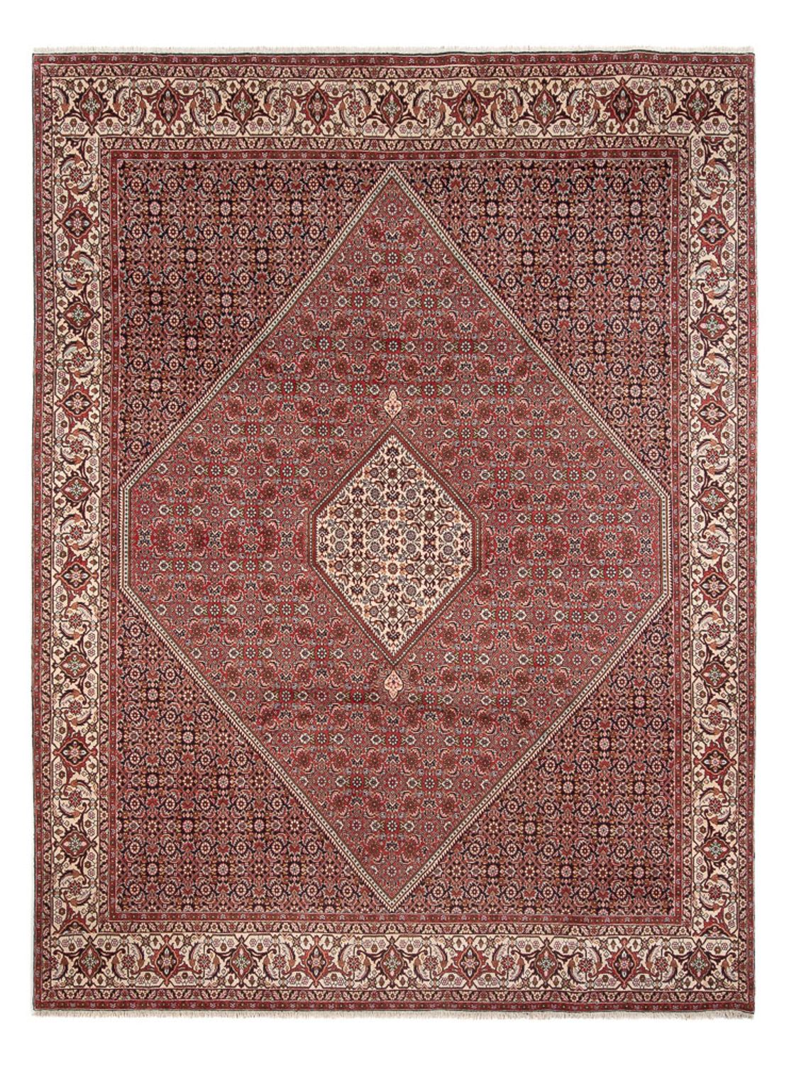 Tappeto Persero - Bidjar - 343 x 250 cm - rosso scuro
