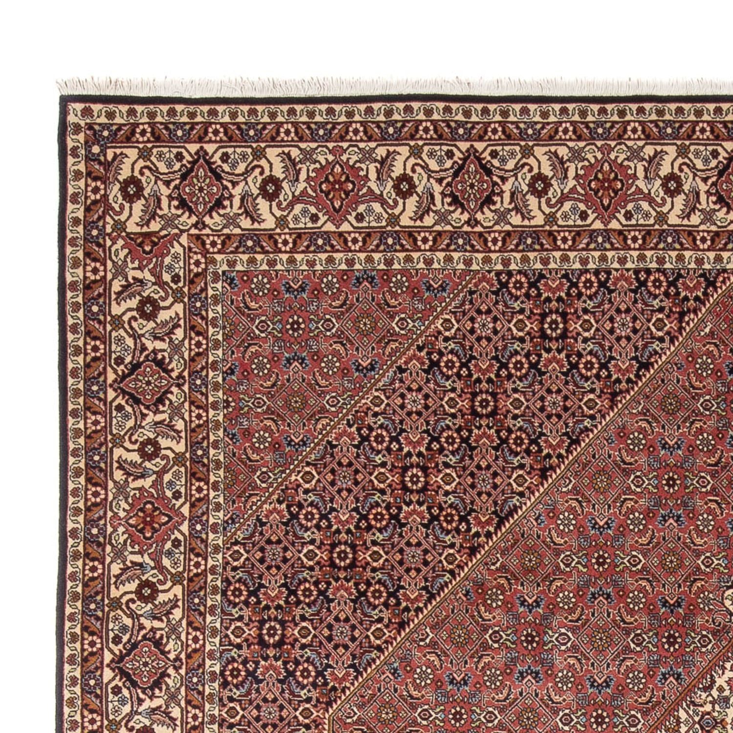Tappeto Persero - Bidjar - 299 x 244 cm - rosso scuro