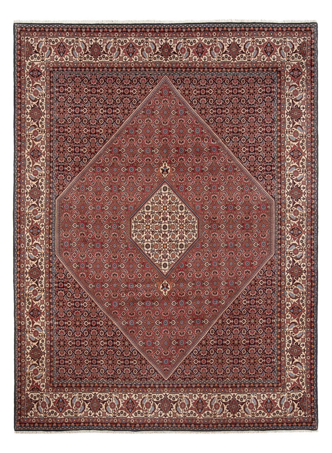 Tappeto Persero - Bidjar - 350 x 247 cm - rosso scuro