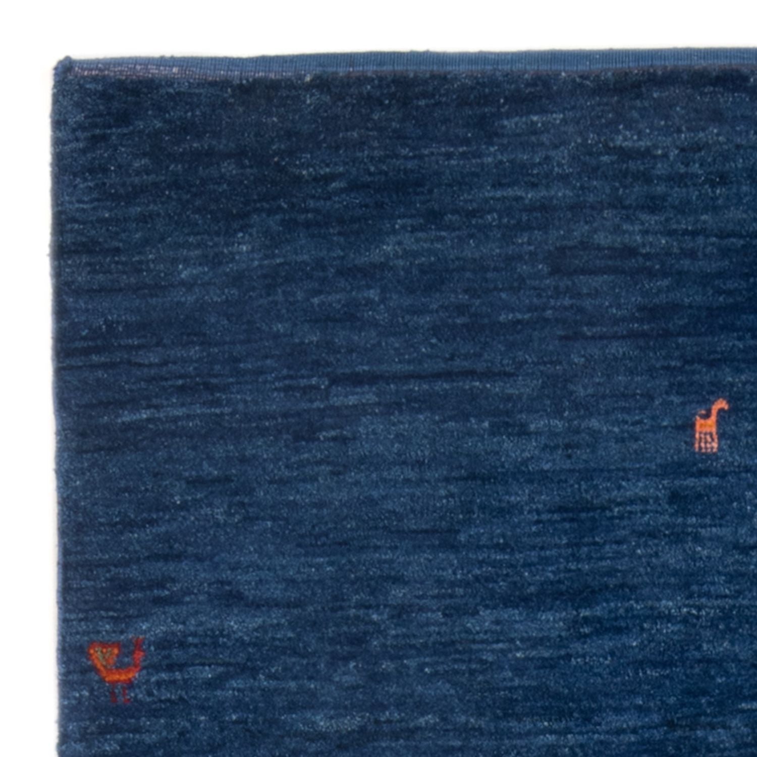 Tappeto Gabbeh - Persero - 162 x 100 cm - blu scuro