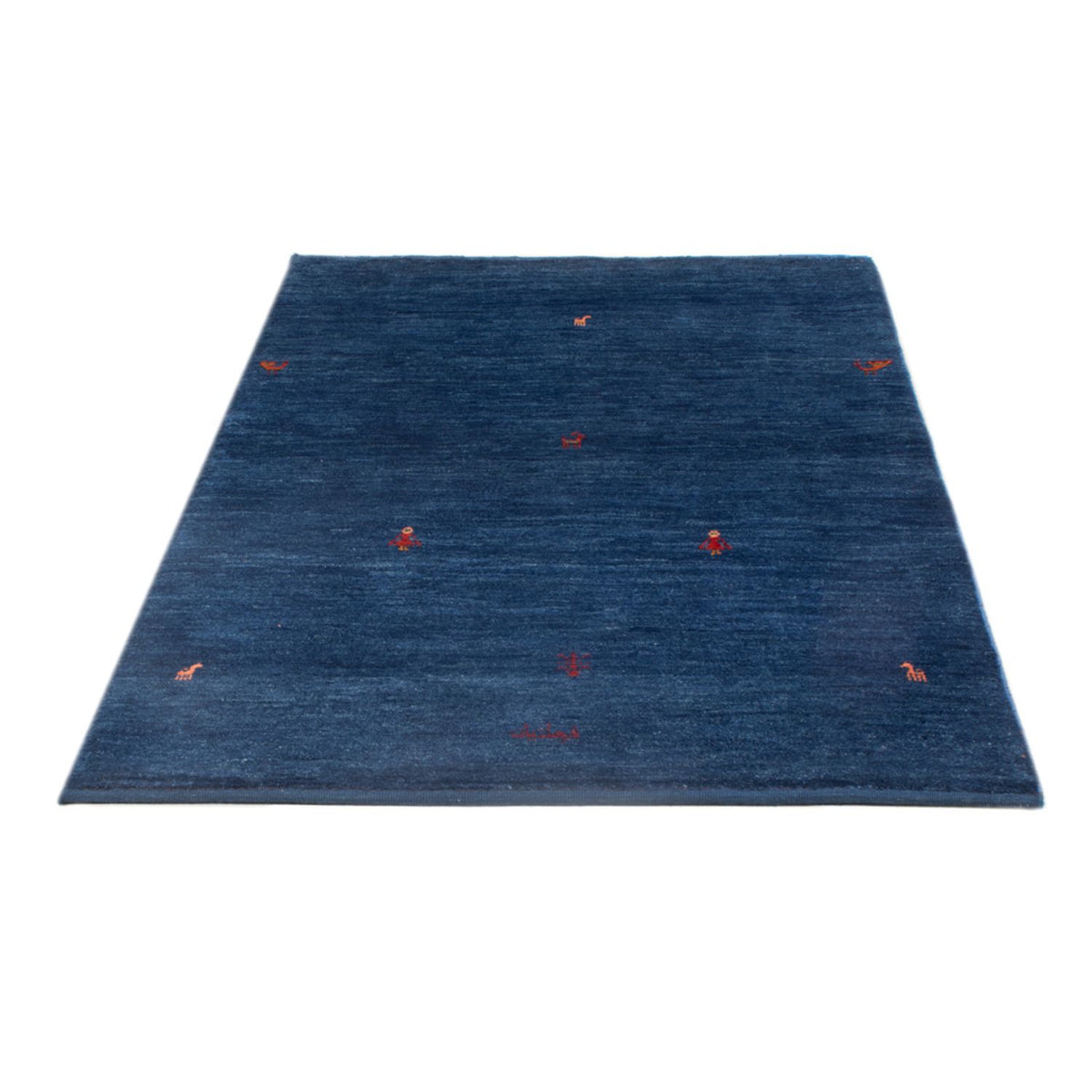 Tappeto Gabbeh - Persero - 162 x 100 cm - blu scuro