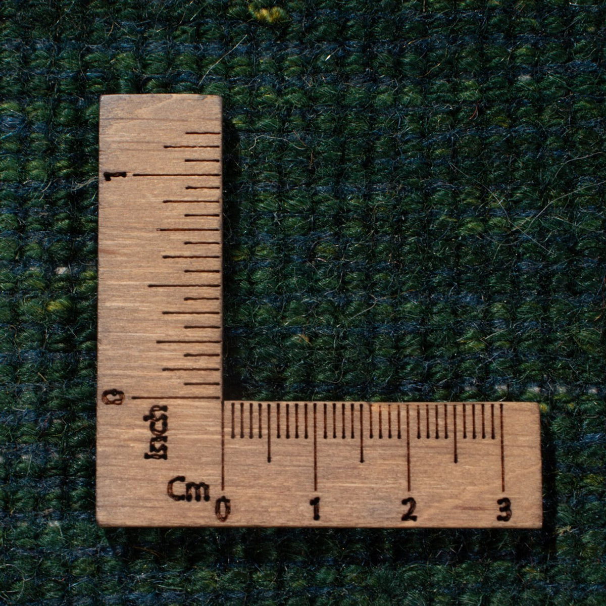 Tappeto Gabbeh - Persero - 151 x 104 cm - verde scuro