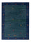 Tappeto Gabbeh - Persero - 139 x 100 cm - blu petrolio