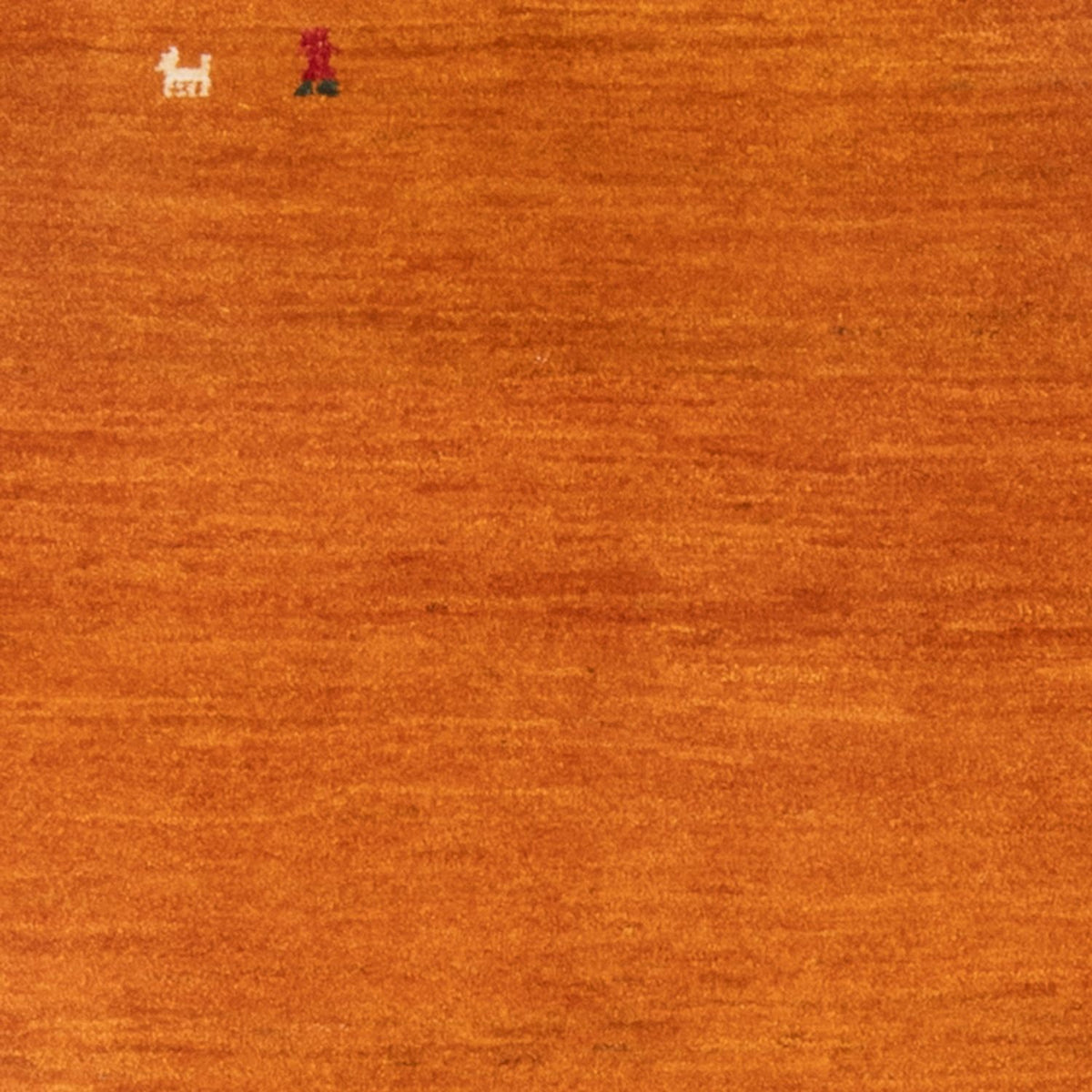 Tappeto Gabbeh - Persero - 128 x 100 cm - arancione