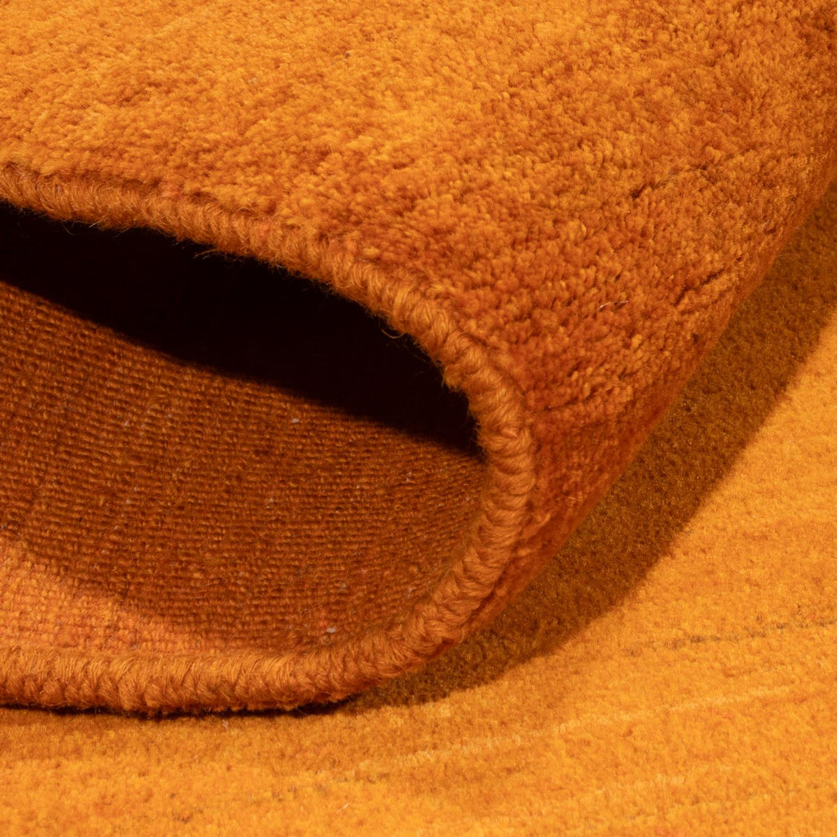 Tappeto Gabbeh - Persero - 128 x 100 cm - arancione